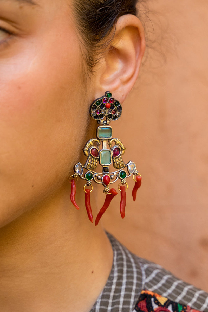 Pendientes Diya Coral