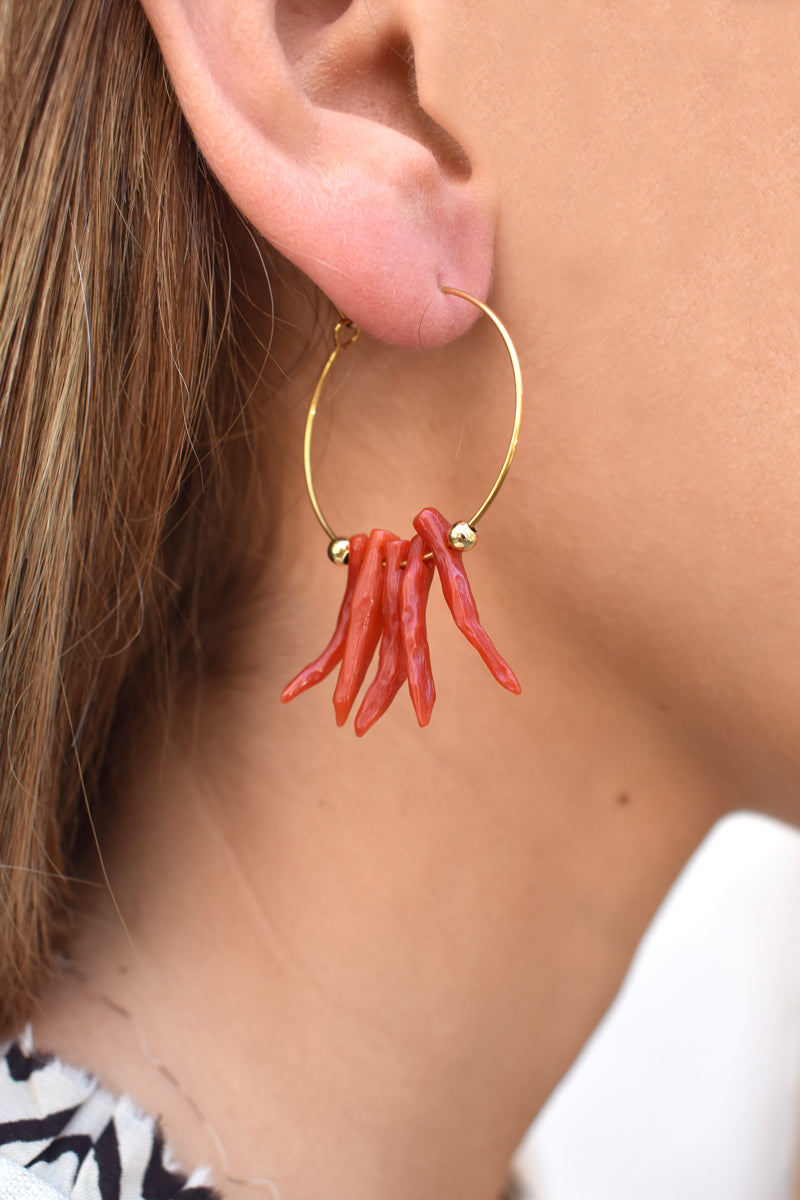 Pendientes Coral V